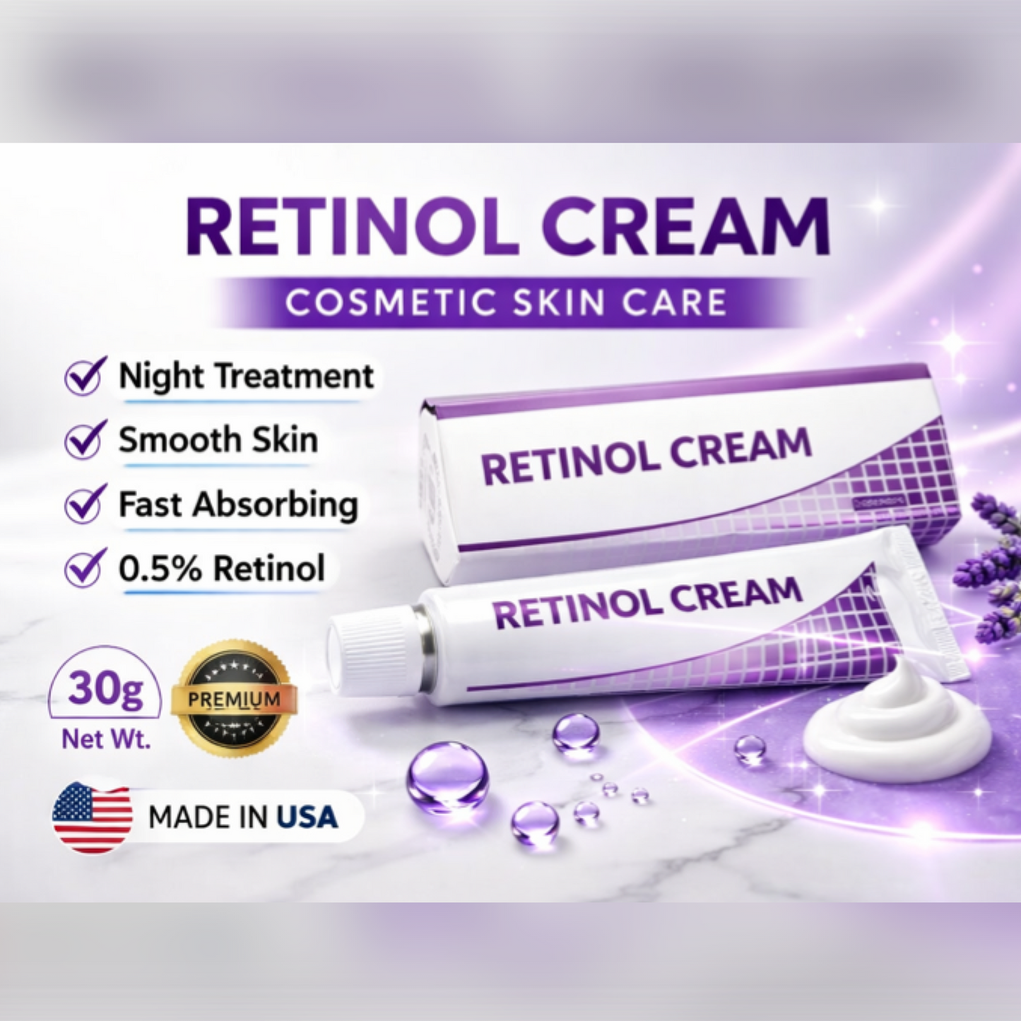 Retinol crema facial - cream 30g