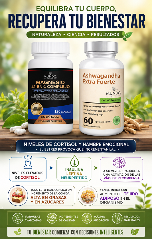 CONTROL CORTISOL + ANTI-ESTRÉS Kit