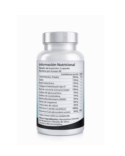 Colageno y Ácido hialurónico (60 cápsulas)