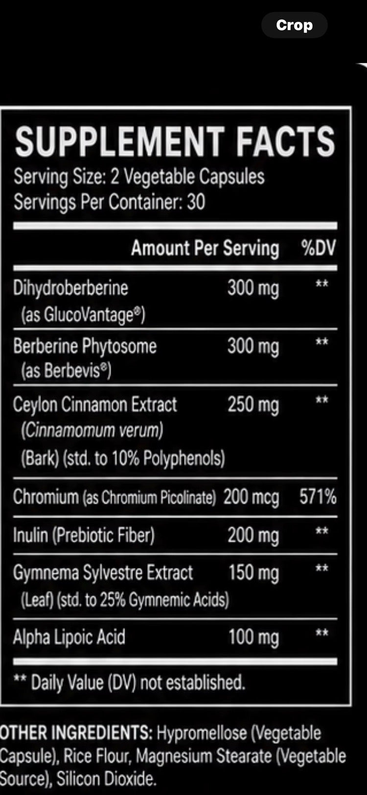 Mundo Natural USA Berberine+ GLP| Advanced Metabolic Support Formula | 60 Capsules