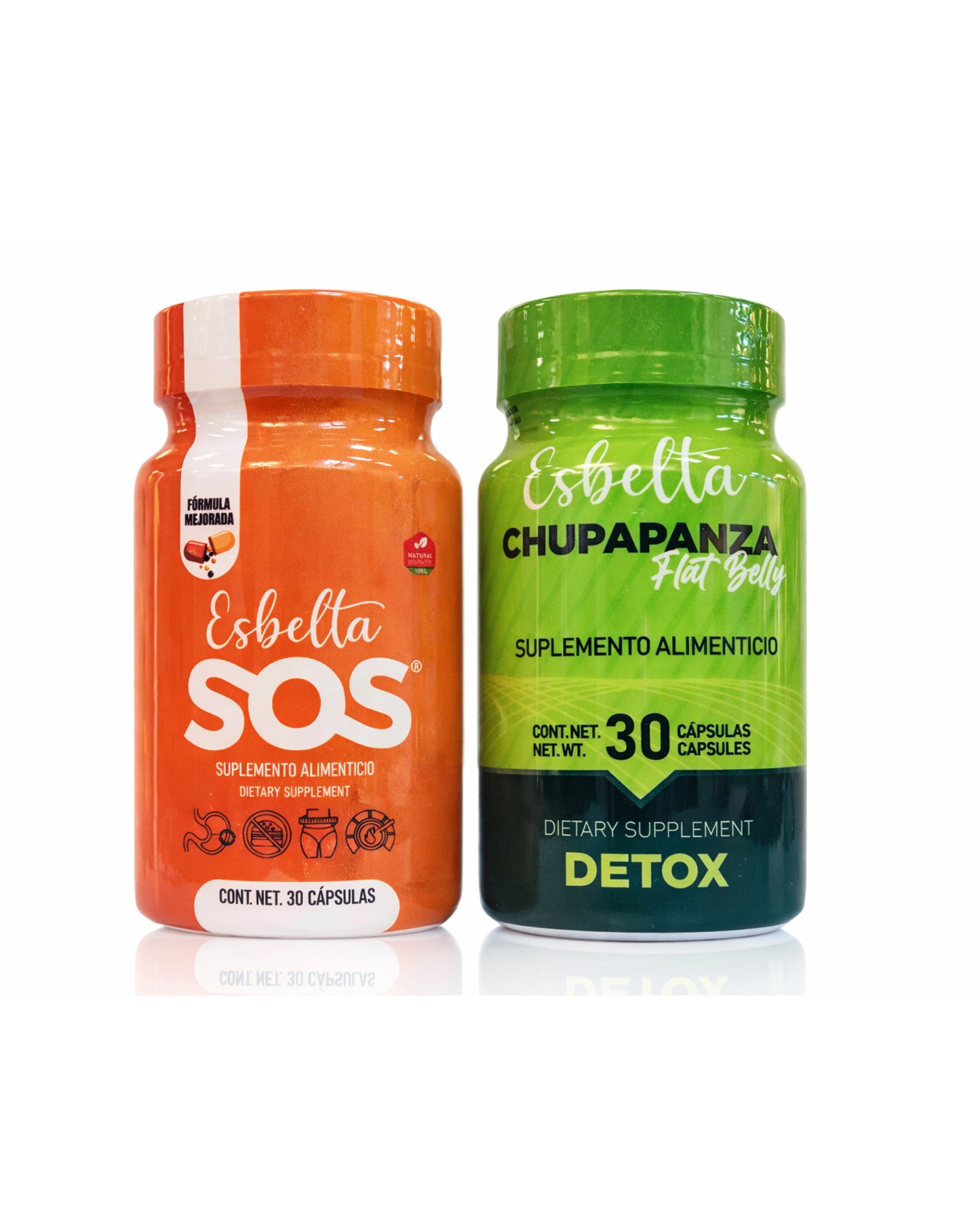 Esbelta Sos + Detox flat belly - diseñado para personas con alta presión y diabetes