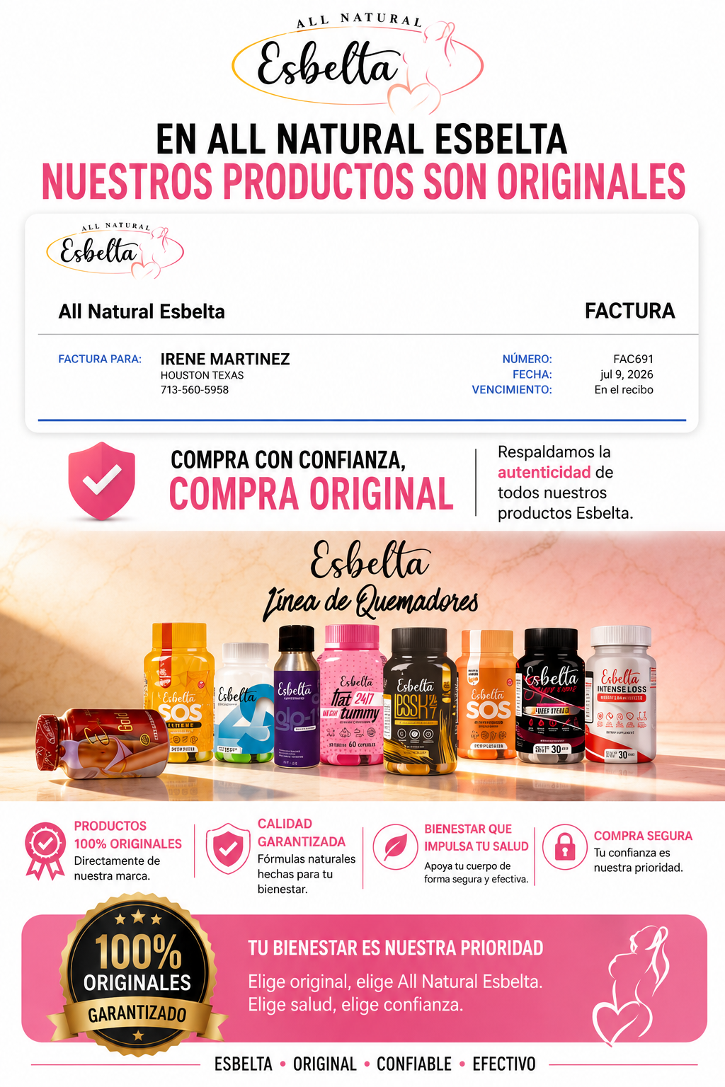 Esbelta Sos + Detox Chupapanza flat belly - diseñado para personas con alta presión y diabetes
