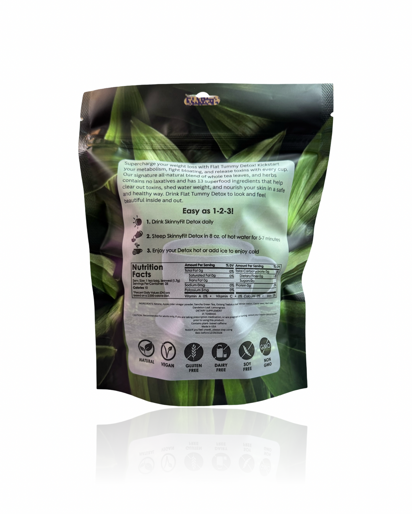 Tea Slimming 21 Days- Mundo Natural - controla el peso