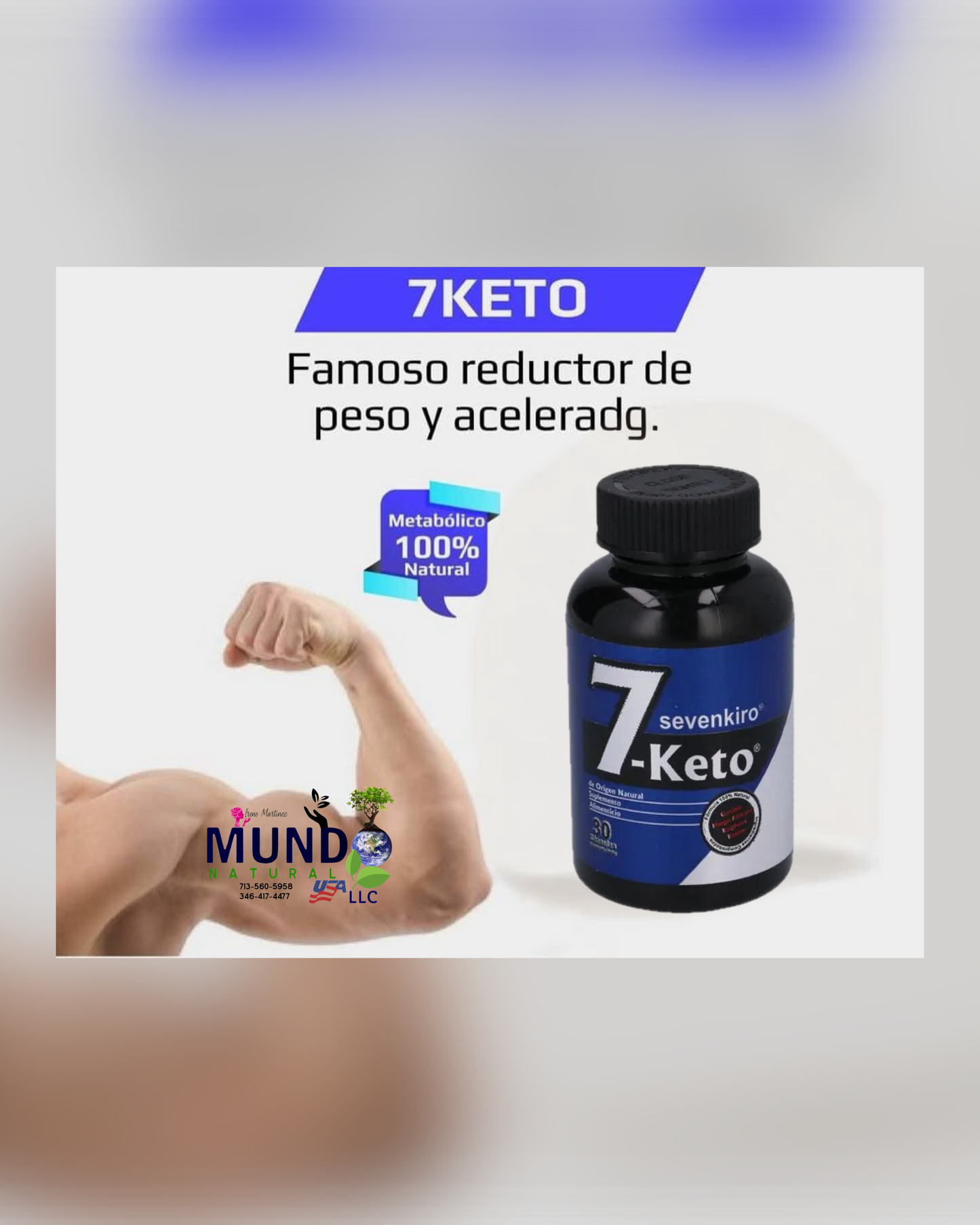7 Keto Sevenkiro - Triplica el efecto de una dieta