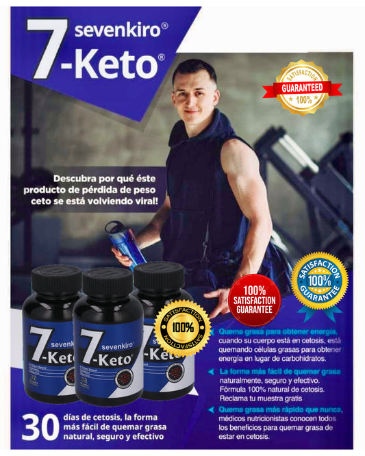 7 Keto Sevenkiro - Triplica el efecto de una dieta