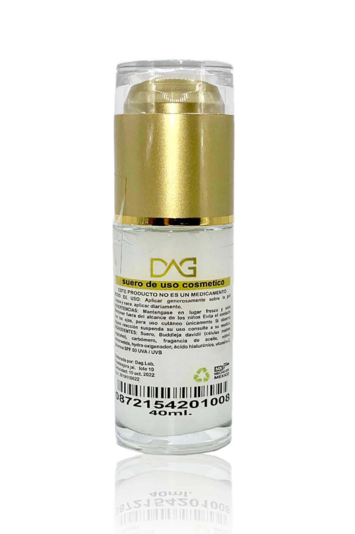 DAG Suero facial de células madres y colageno