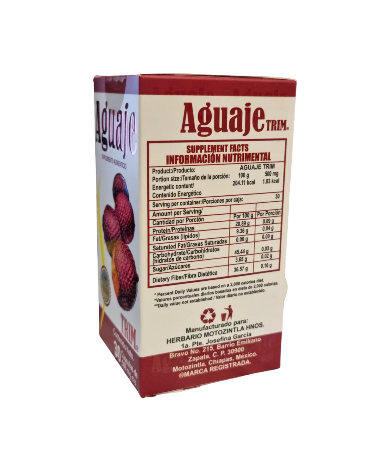 AGUAJE TRIM - Piel más suave, cabello más brillante, curvas más definidas.