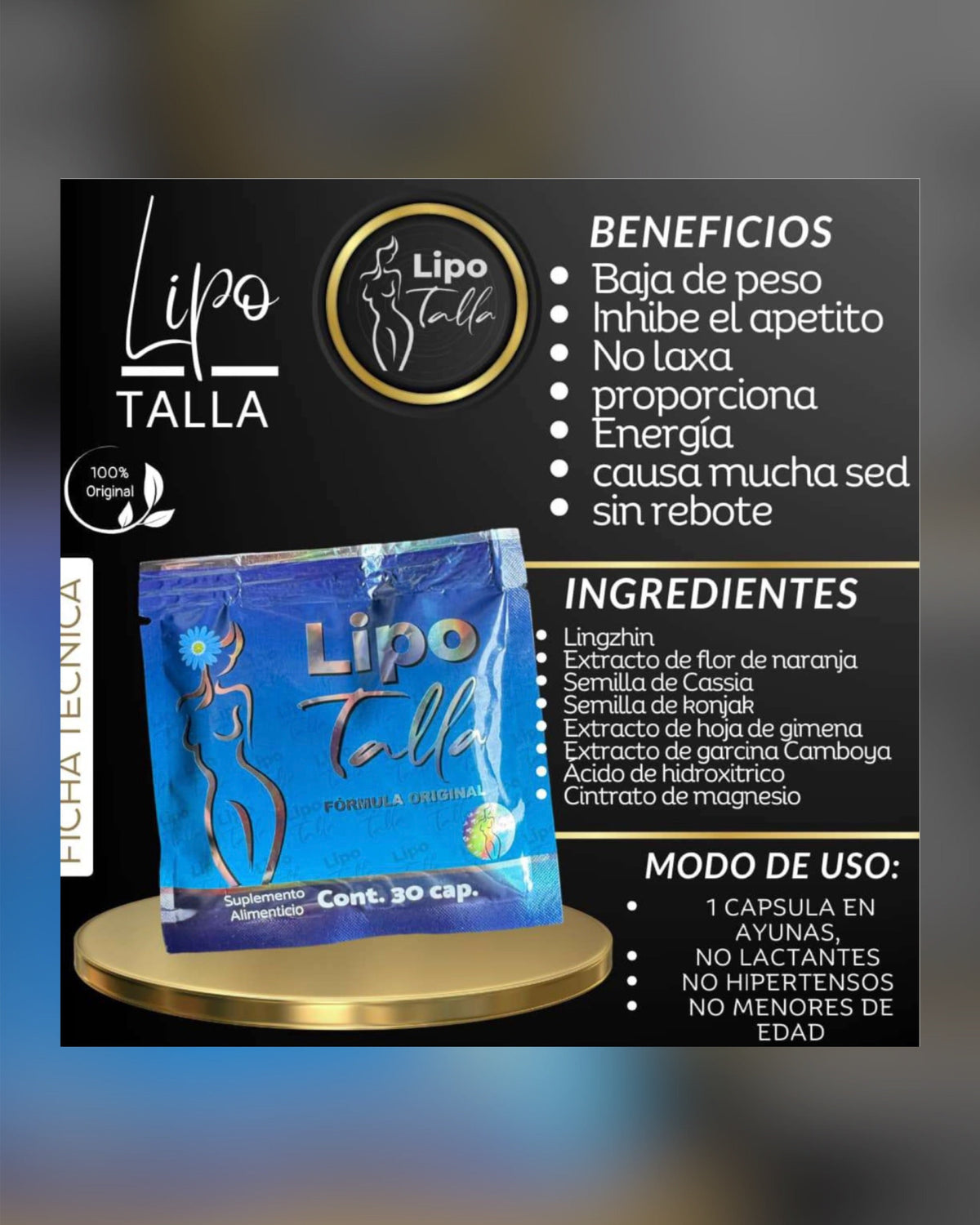 LipoTalla azul