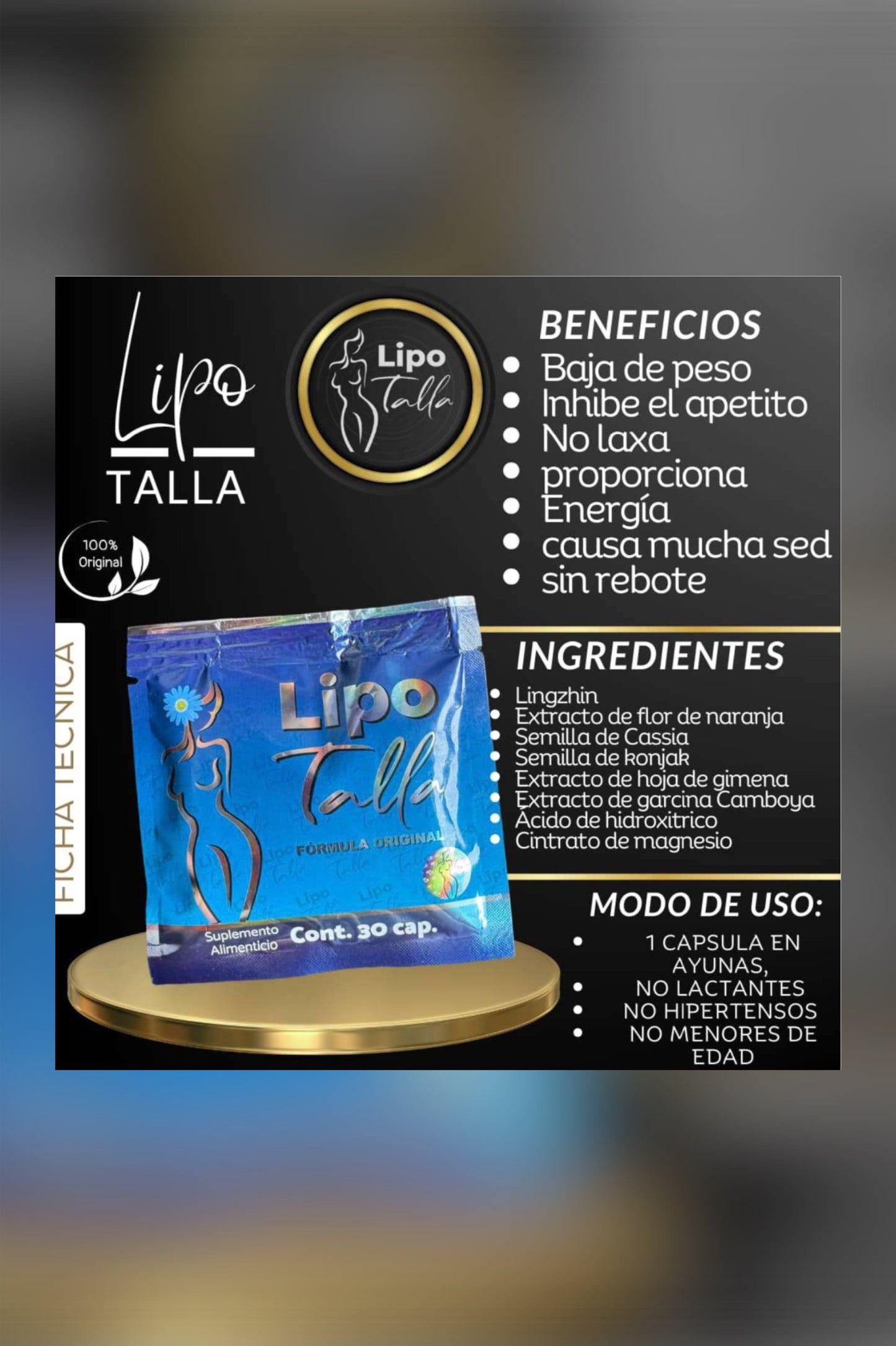 LipoTalla dia + Lipo Talla noche