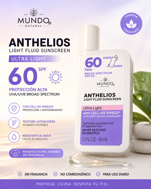 Bloqueador solar para rostro 60 FPS liquido - Linea Premium