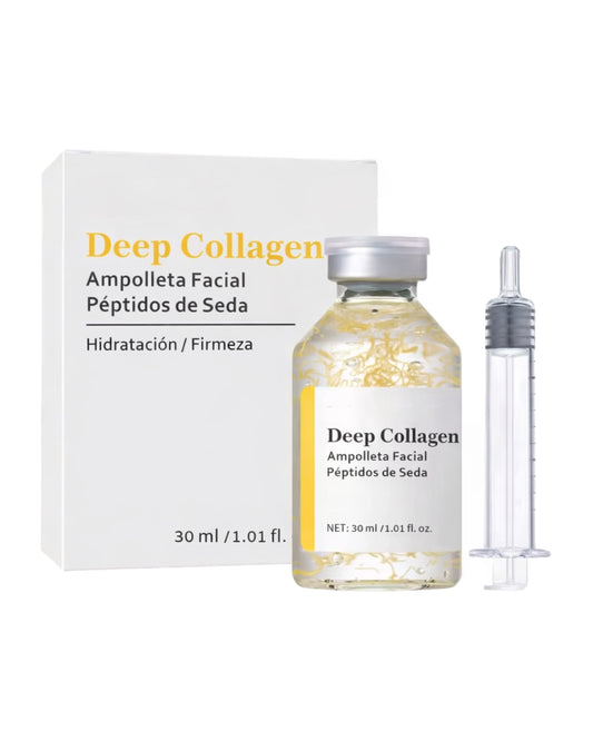 Deep Collagen
Ampolleta Facial
Péptidos de Seda
