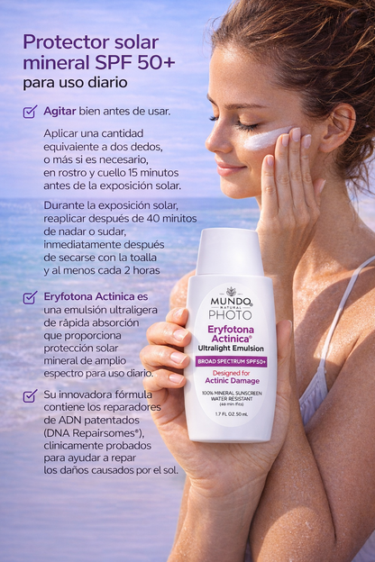 Bloqueador solar - Photo MINERAL SUNSCREEN
WATER RESISTANT