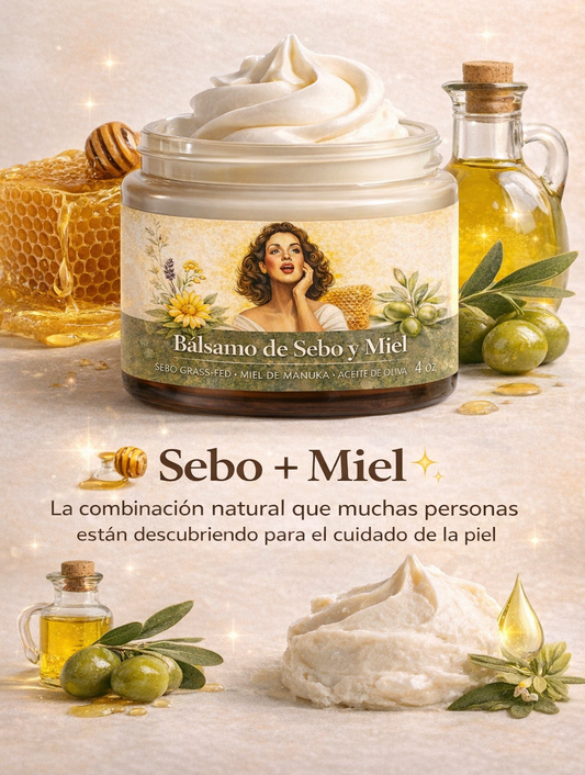 Bálsamo de Sebo y Miel – Hidratación profunda inspirada en la naturaleza