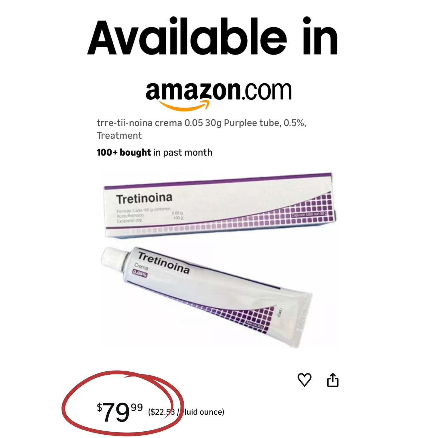 Retinol crema facial - cream 30g