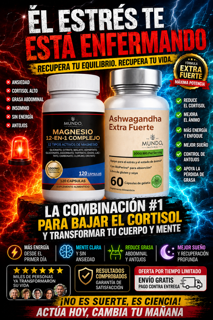 CONTROL CORTISOL + ANTI-ESTRÉS Kit