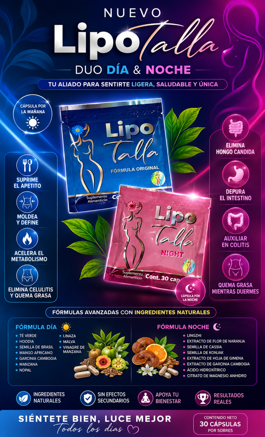 LipoTalla dia + Lipo Talla noche