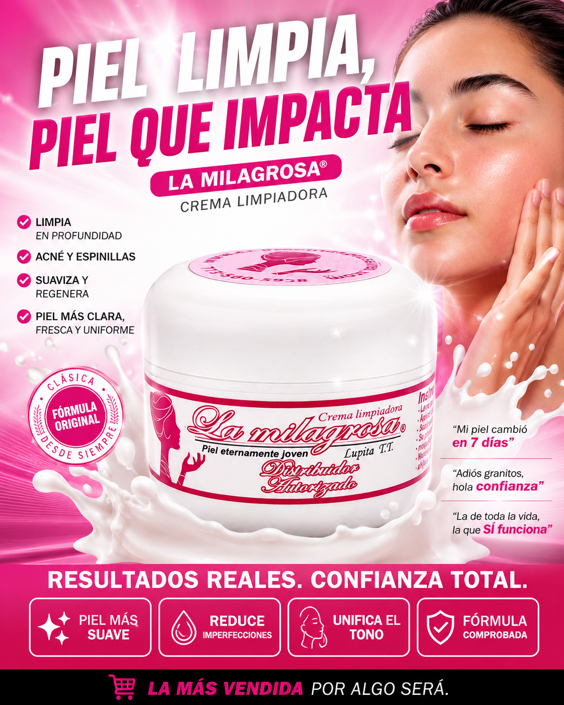La Milagrosa crema facial - facial cream