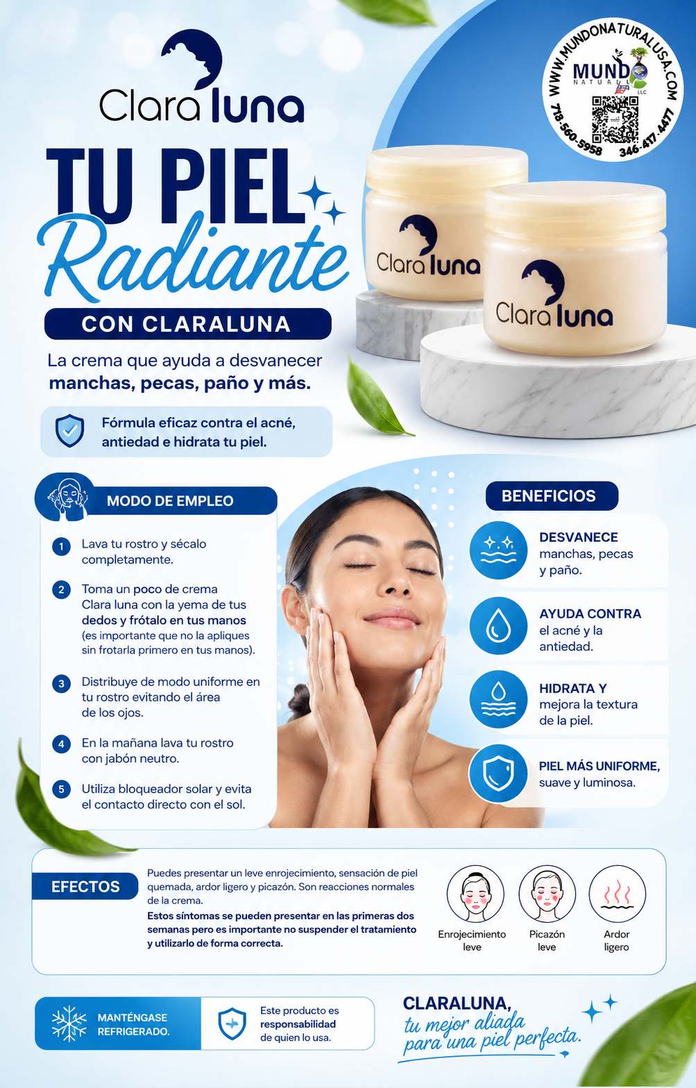 ClaraLuna crema facial de noche