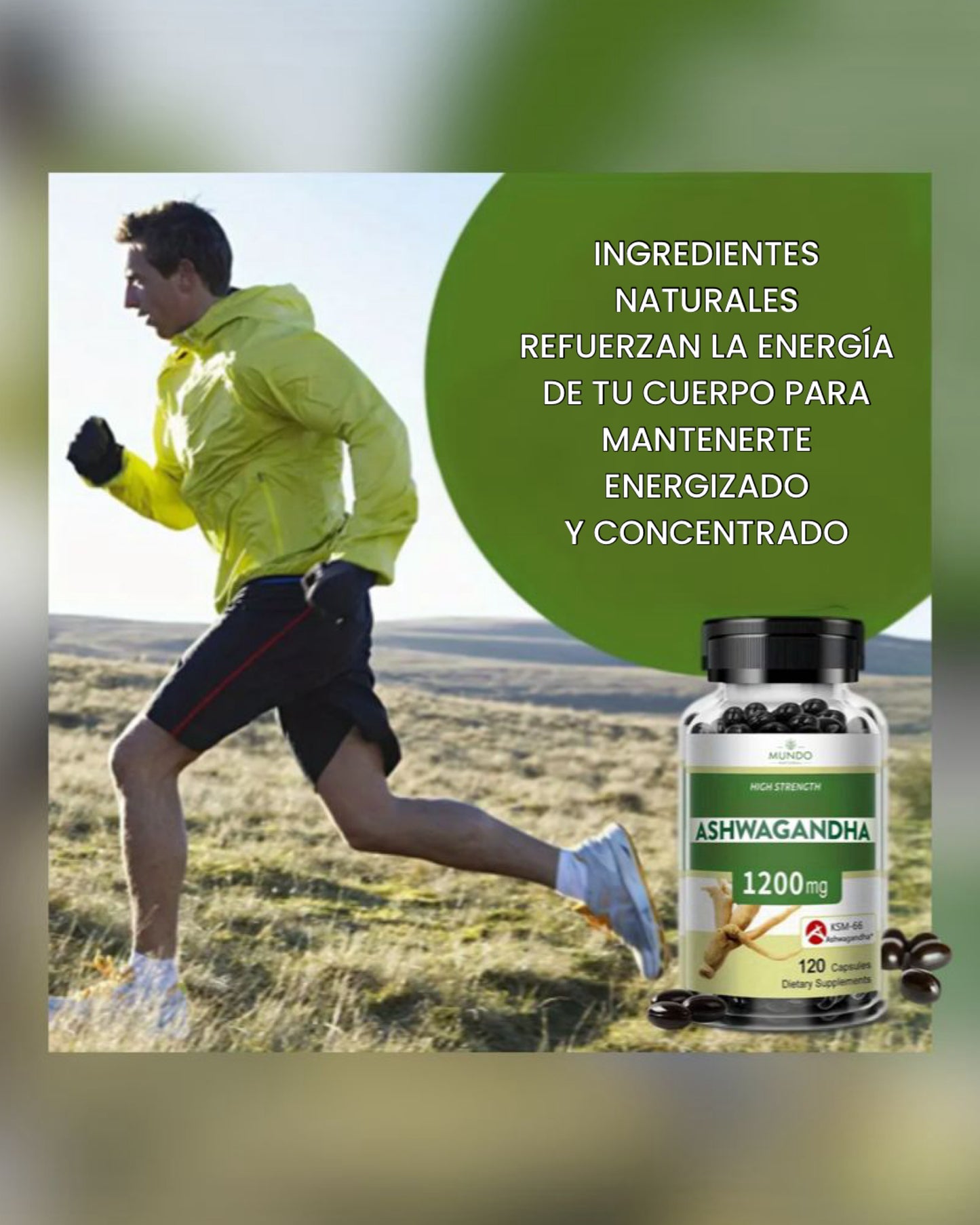 Ashwagandha Extra Fuerte 1200 mg