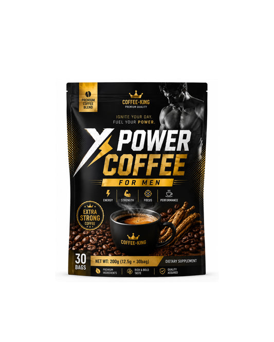 X POWER COFFEE FOR MEN – 30 Bolsitas | Mezcla Premium de Café