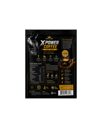 X POWER COFFEE FOR MEN – 30 Bolsitas | Mezcla Premium de Café