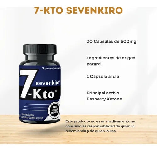 7 Keto Sevenkiro - Triplica el efecto de una dieta