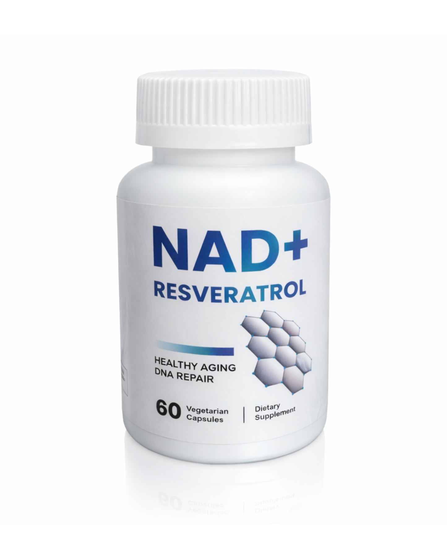 NAD - Resveratrol Berberina Ácido Hialurónico 500 mg Anti-envejecimiento