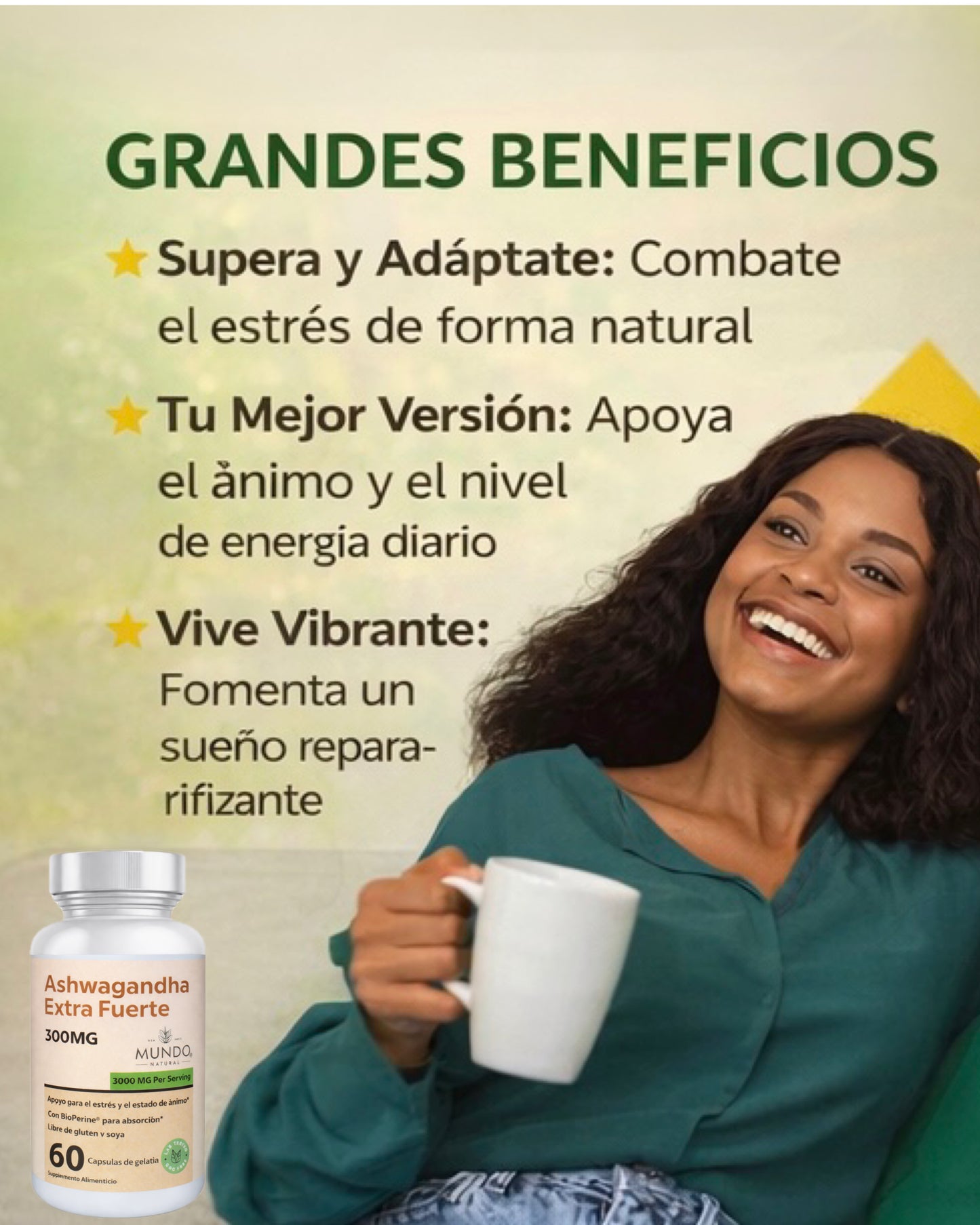 Ashwagandha Organica mejora la salud y la resistencia