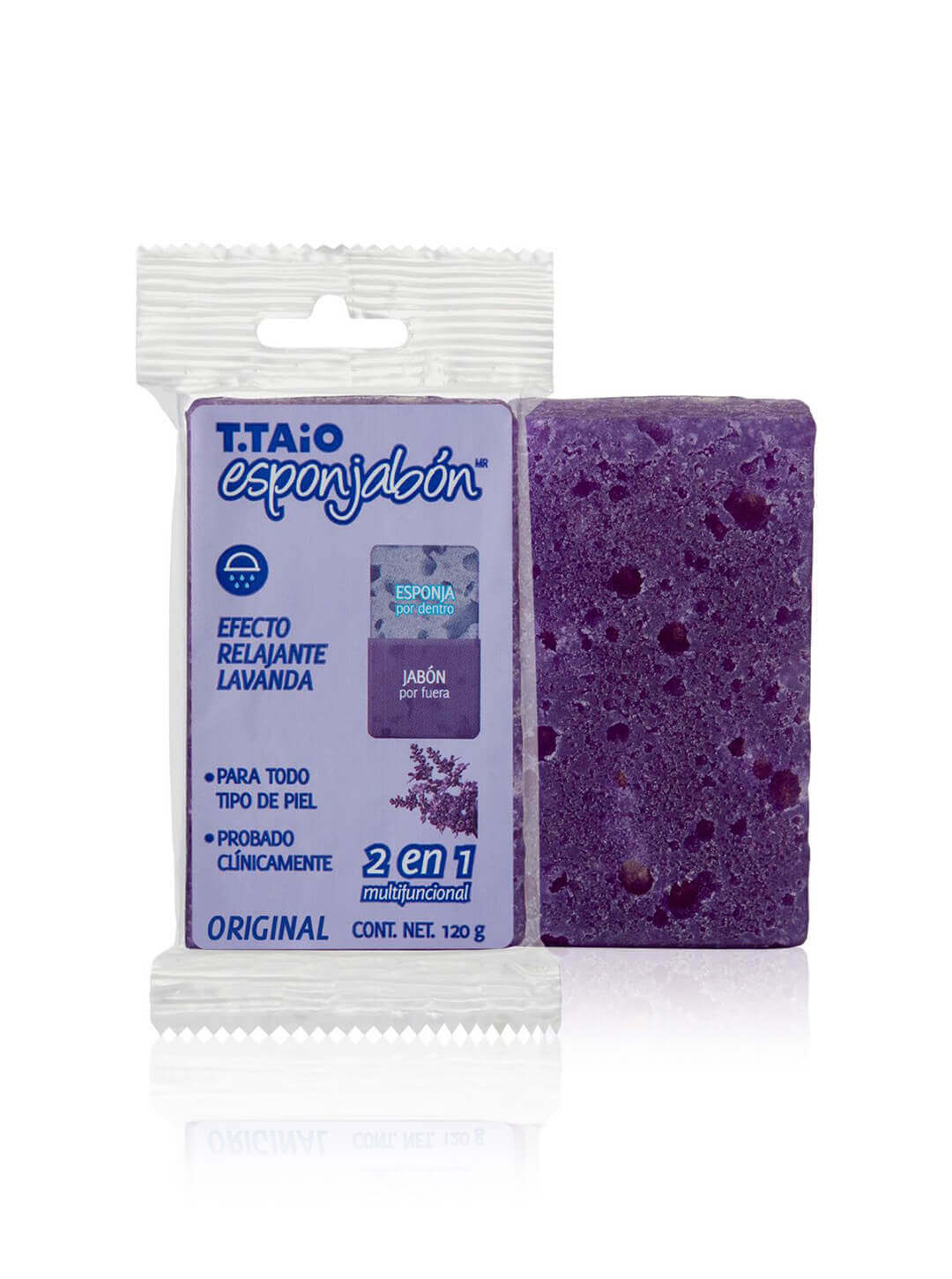 Jabón Esponjabon T-TAiO - soap with integrated 2-in-1 sponge