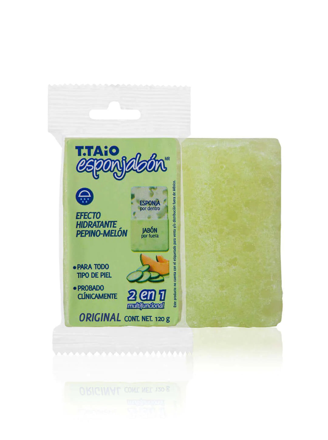 Jabón Esponjabon T-TAiO - jabón con esponja 2 en 1 integrada