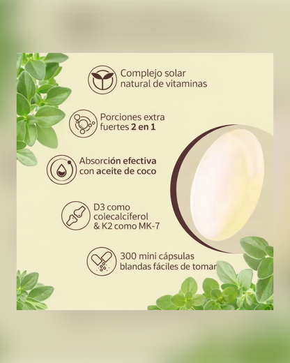 D3 + K2 Vitamina - Apoyo inmunológico