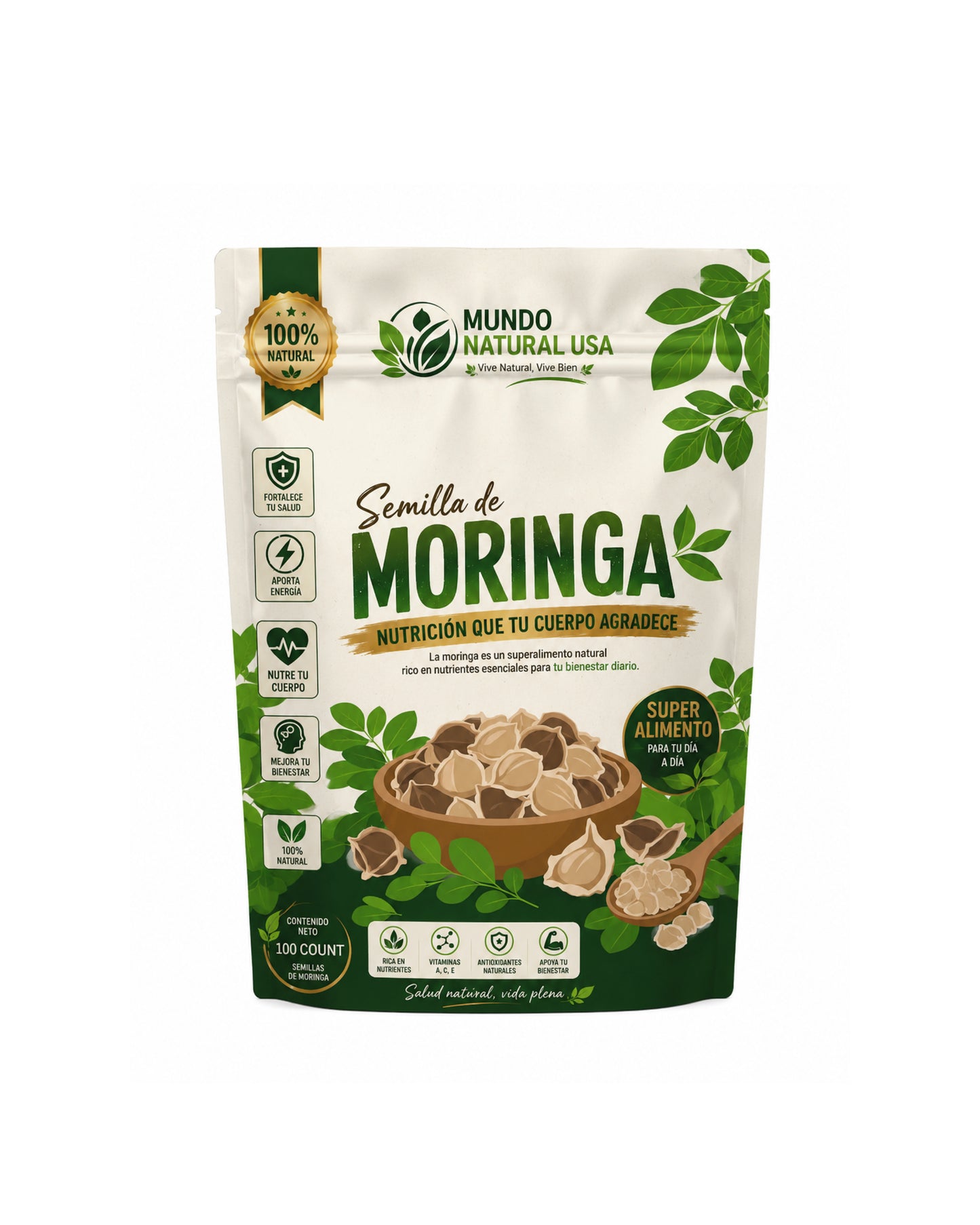 Semilla de Moringa Oleifera | Orgánica