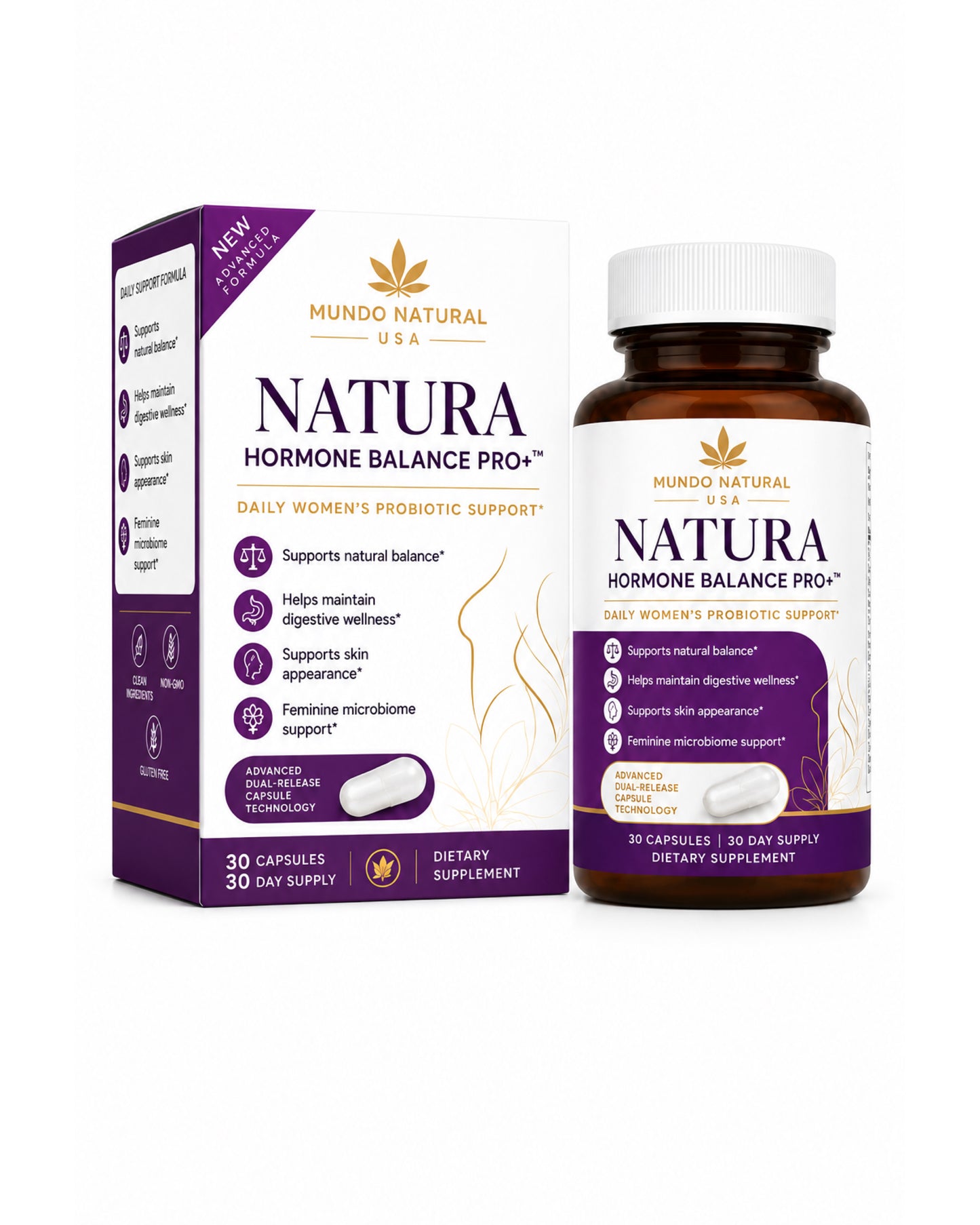 NATURA Hormone Balance Pro+™ – Daily Women’s Probiotic Support