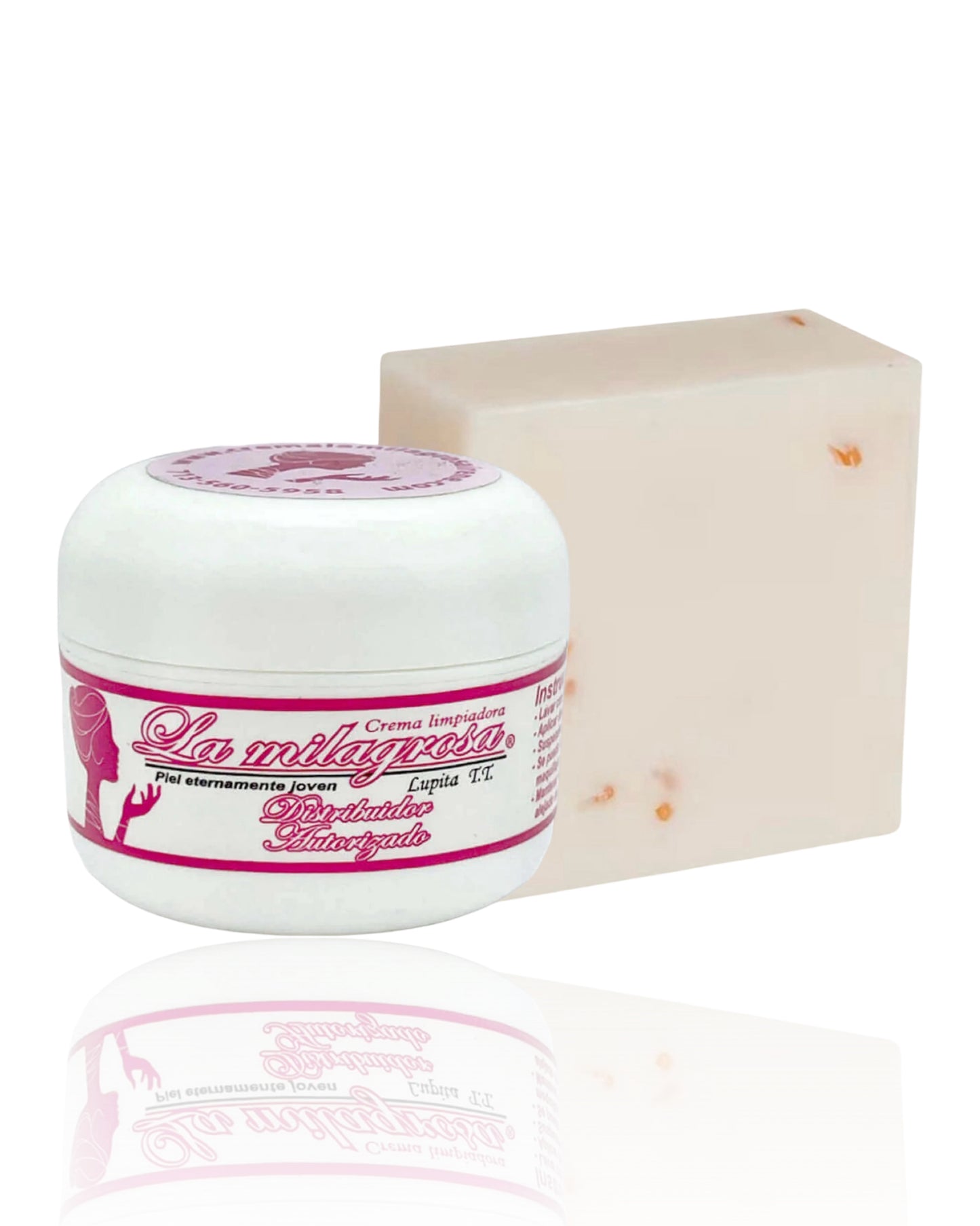 La Milagrosa crema facial + jabón de arroz