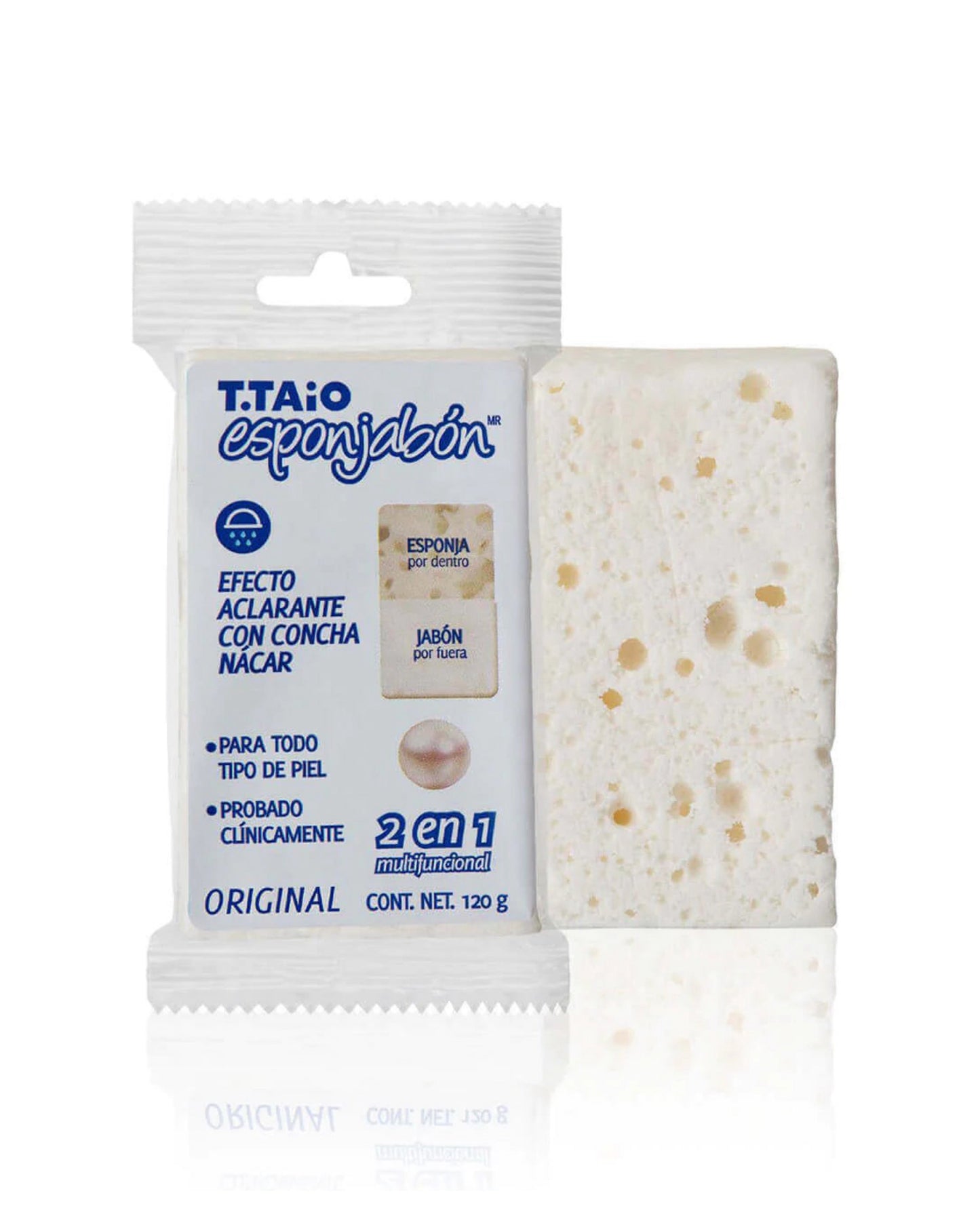 Jabón Esponjabon T-TAiO - soap with integrated 2-in-1 sponge