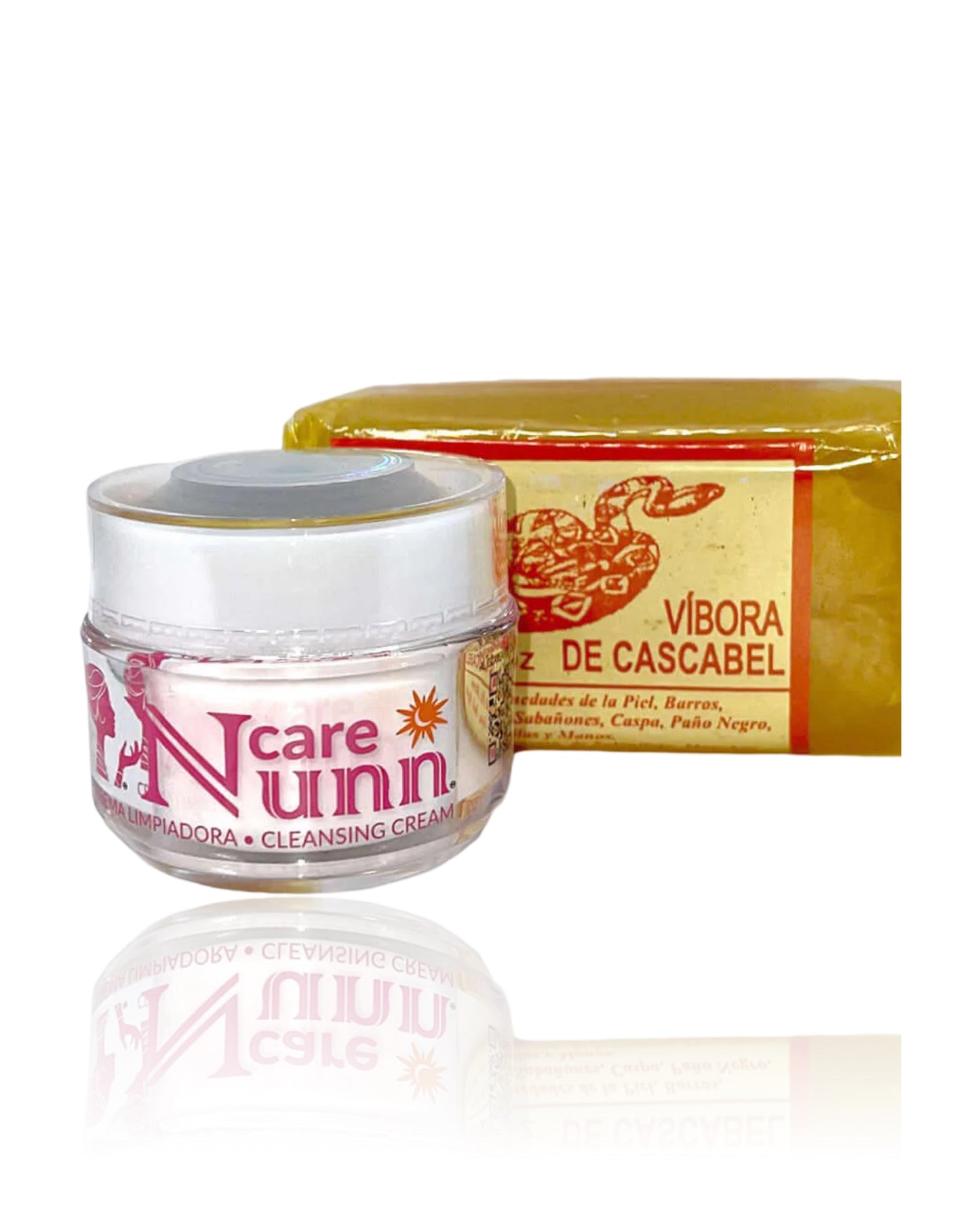 NunnCare crema facial + jabón aceite de vibora de cascabel