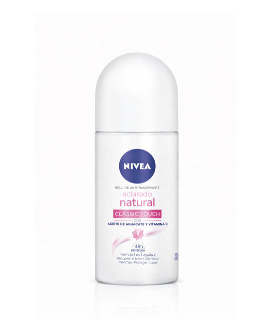 Nivea Desodorante roll on aclarado satín x 50ml