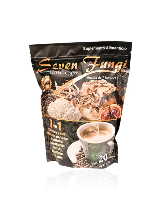 Coffee- Café Seven Fungi Herbal con 20 Bolsitas