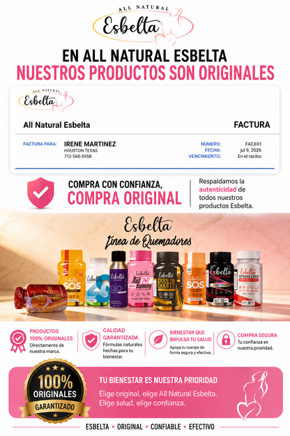 Esbelta Detox Chupapanza flat belly