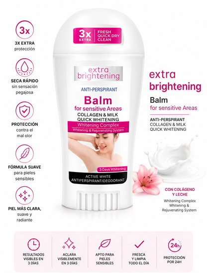 Desodorante barra Aclarado Natural -  deodorant Satin Effect Natural