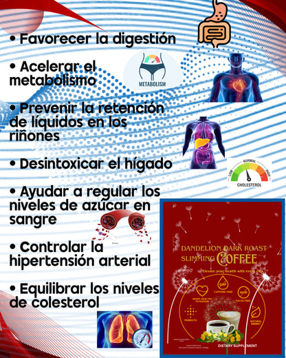 Slimming Café con raíz de diente de león