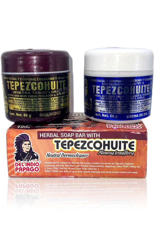 Tepezcohuite facial kit