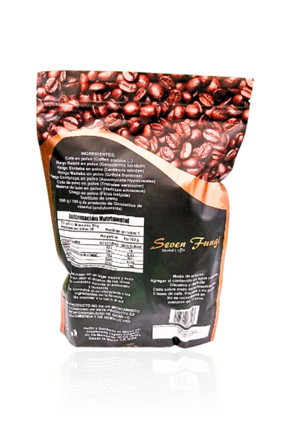 Seven Fungi Herbal Coffee con 20 Bolsitas