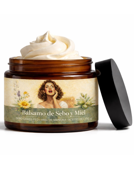 Bálsamo de Sebo y Miel – Hidratación profunda inspirada en la naturaleza