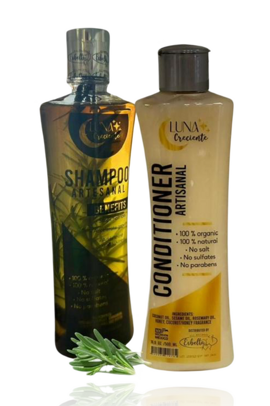 Esbelta Shampoo + Acondicionador Luna Creciente Artesanal