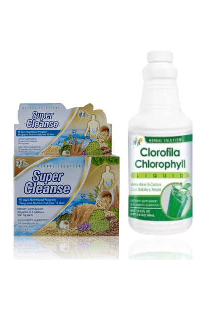 NV Super Cleanse + Clorofila con sábila y nopal