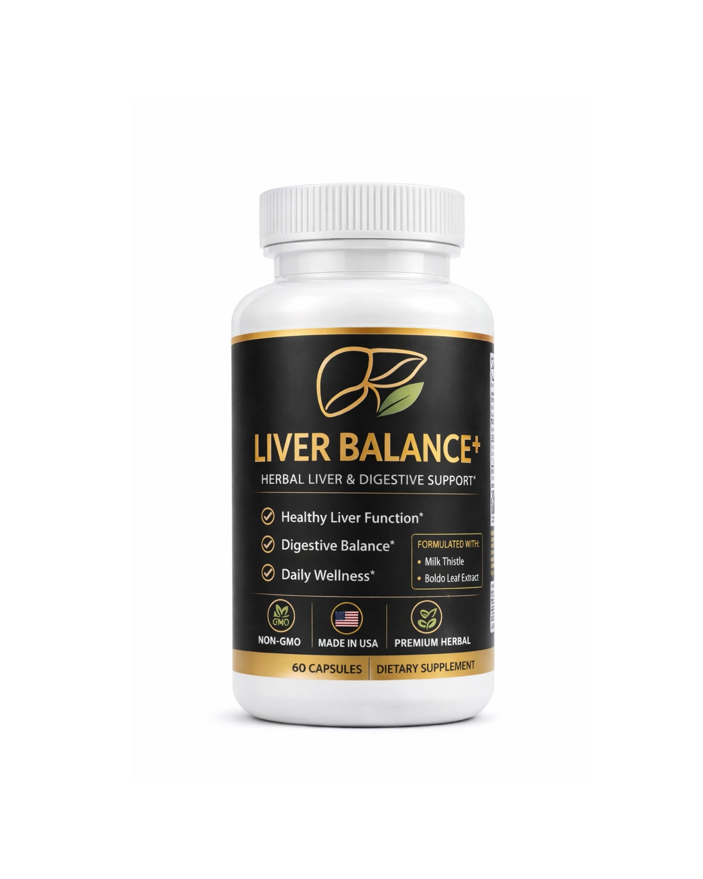 Liver Balance+ | Soporte Digestivo y Bienestar Diario | Fórmula Herbal Premium