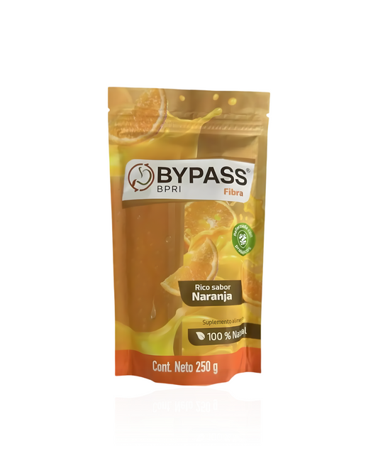 ByPass BPRI Fibra Sabor Naranja Bolsa con 250 gramos