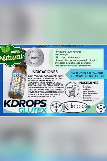 Kdrops Glutex (Gluteos)