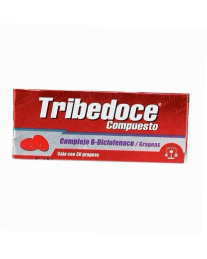Tribedoce Compuesto (Complejo B + Diclofenaco) 30 Grageas | Apoyo Muscular y Bienestar General
